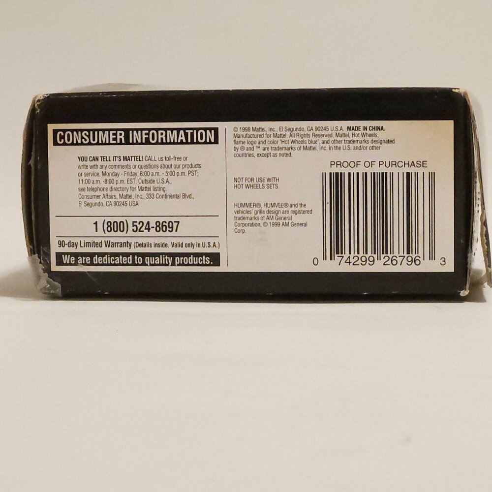 Hot Wheels Collectibles Limited Edition Hummer - 1:64 Diecast Car - Picture 3 of 6